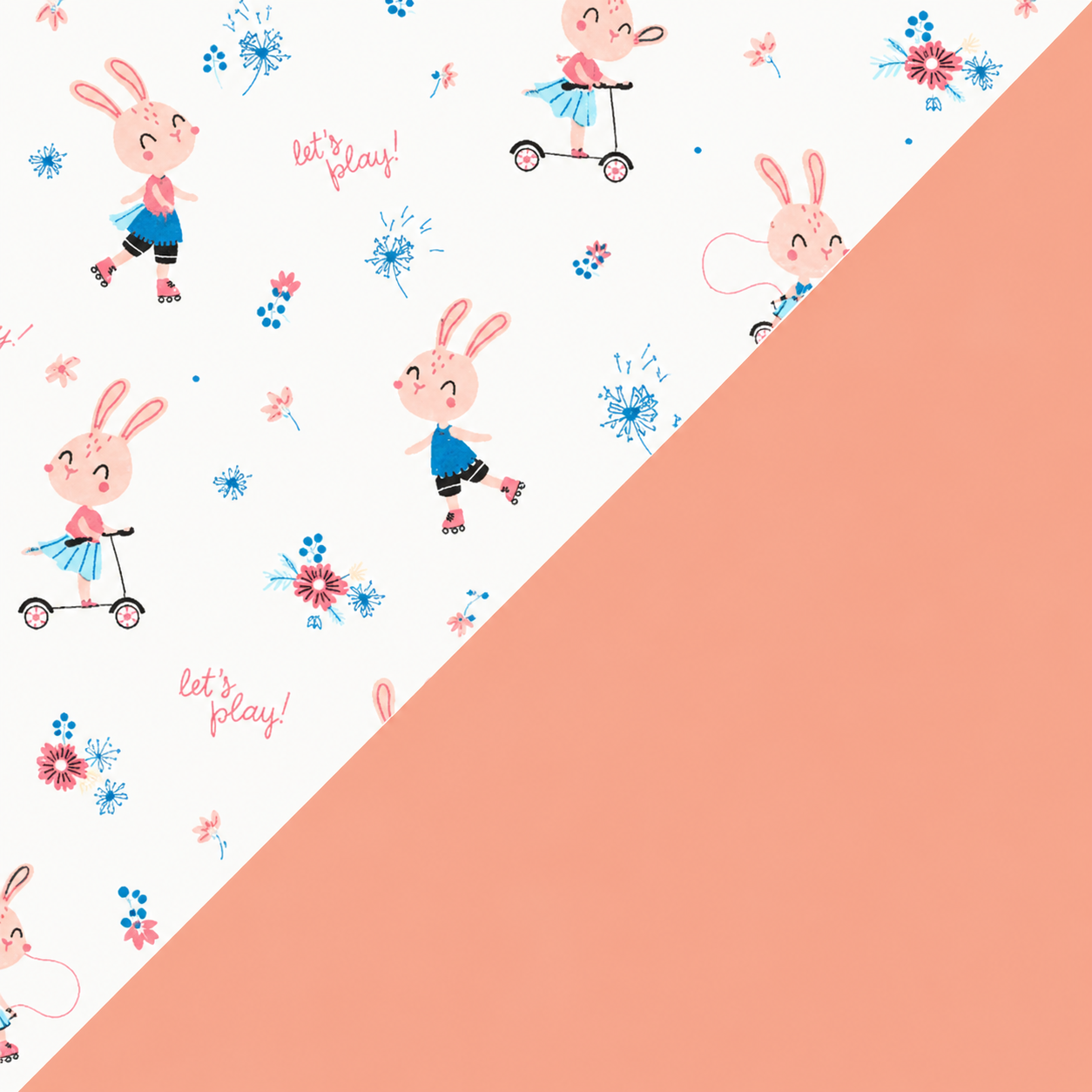 Play Bunny / Pastel Peach